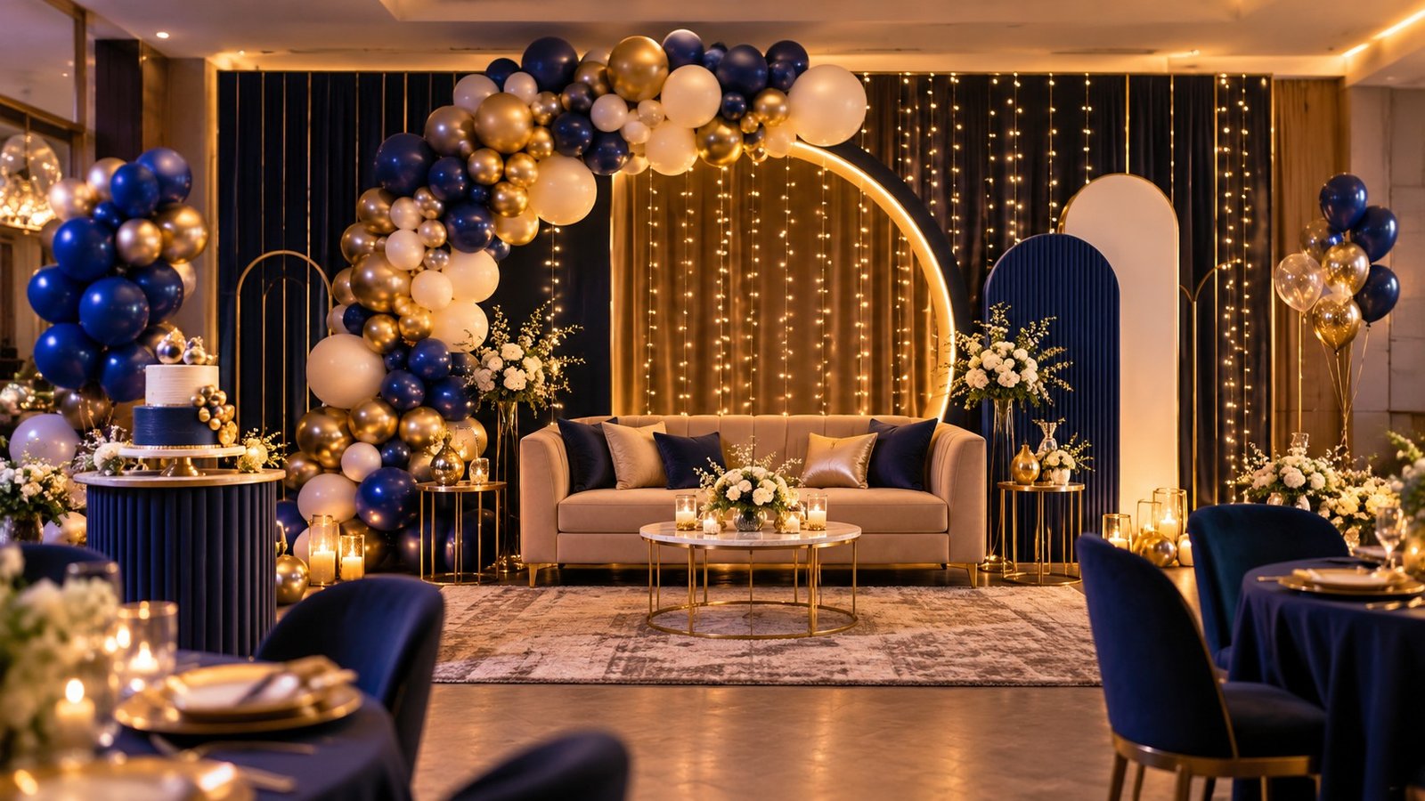 Beautifully styled private celebration