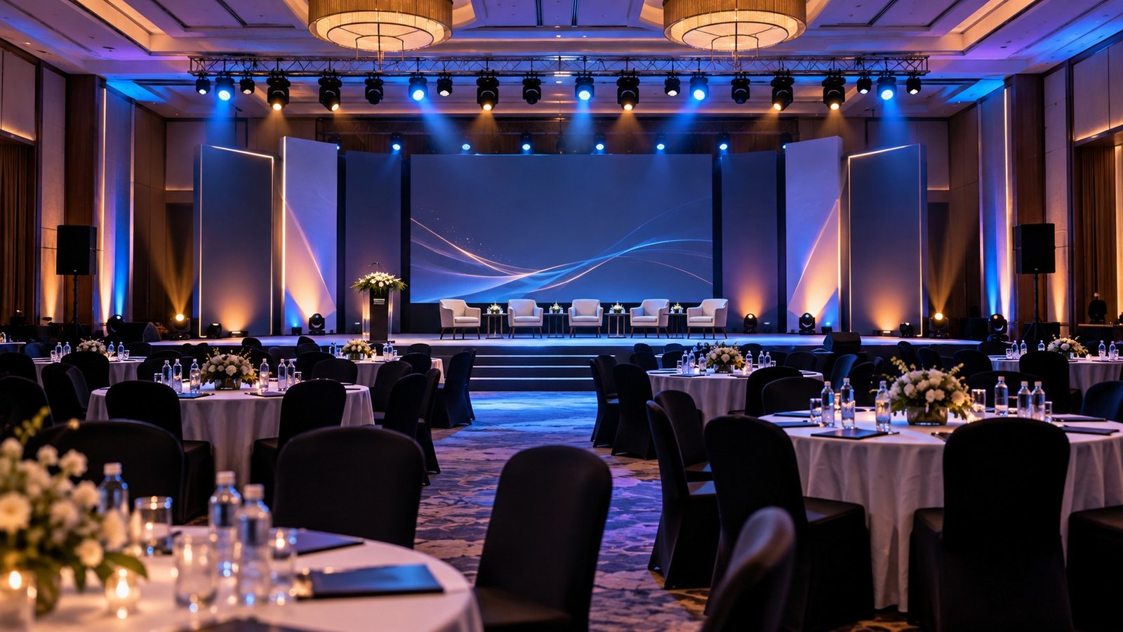 Corporate awards gala and stage