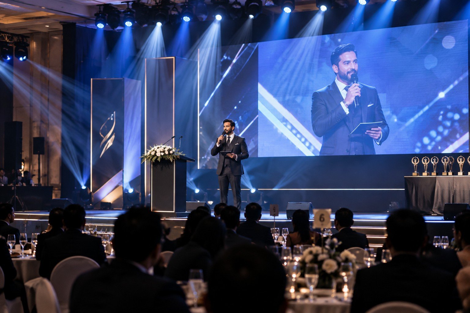 Sophisticated corporate awards event